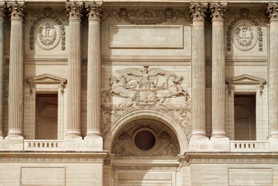 La Gloire distribuant des couronnes, tirée de la colonnade du Palais du Louvre, 1807 - Claude Perrault